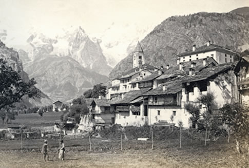 Veduta di Courmayeur (1870-1873)